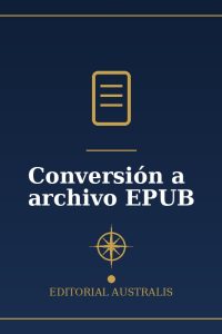 Conversión a archivo EPUB